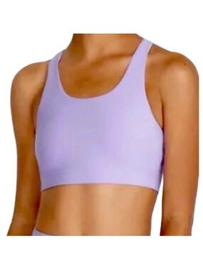 CALME by Johnny Was Endurance Racerback Sports Bra PRE lilac Size XL NWT